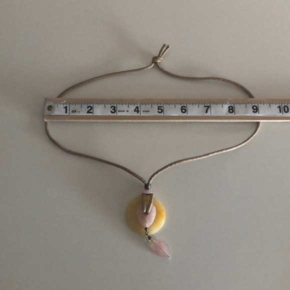 Rope and Stones Necklace OS - Picture 4 of 8